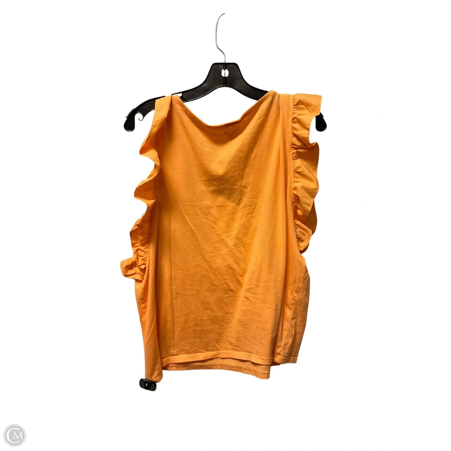 Top Sleeveless By Worthington In Orange, Size: Xl