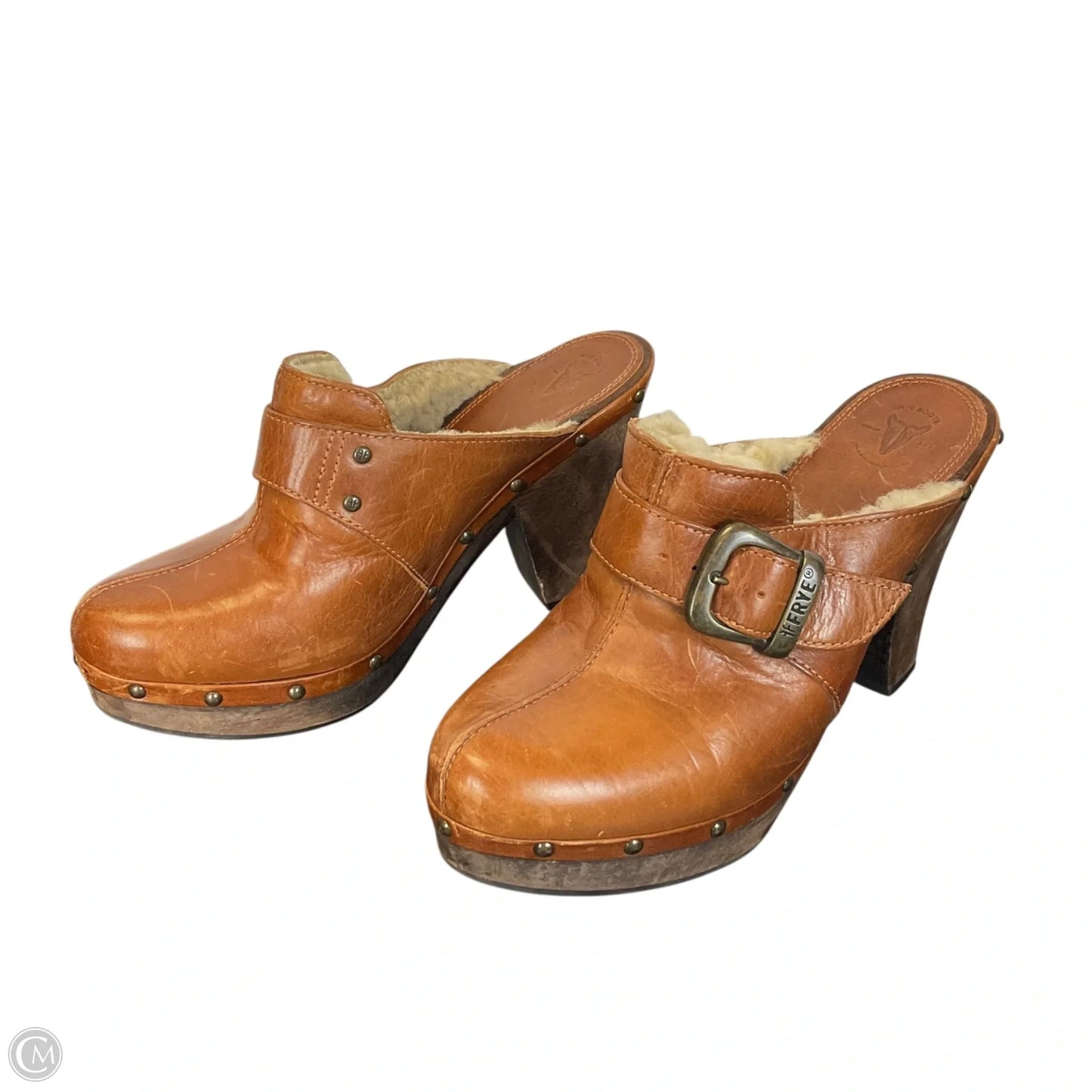 Shoes Designer By Frye In Brown, Size: 7.5