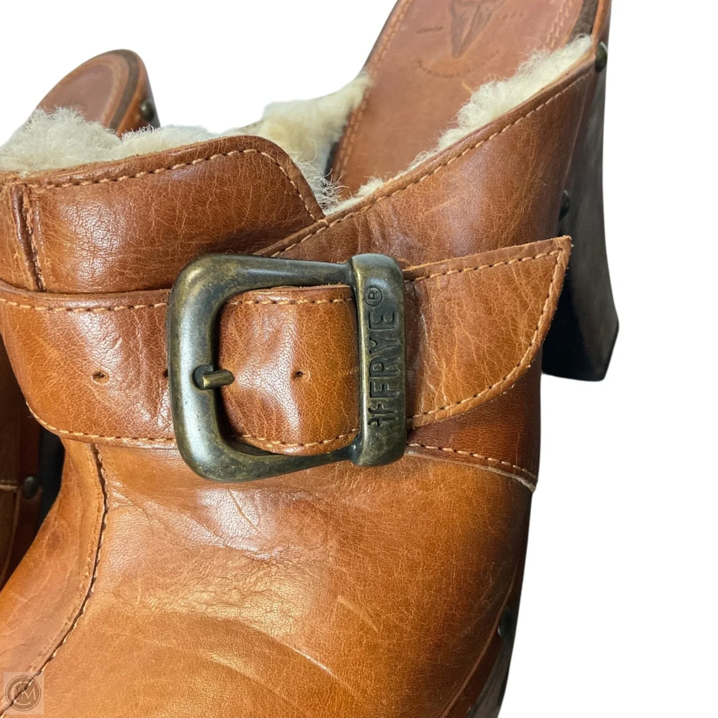 Shoes Designer By Frye In Brown, Size: 7.5