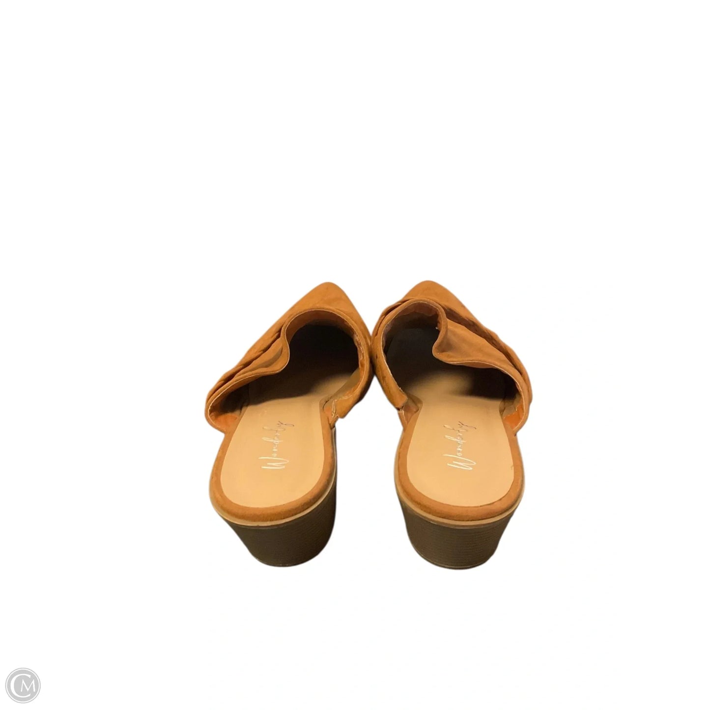 Shoes Heels Block By Wonderly In Brown, Size: 10