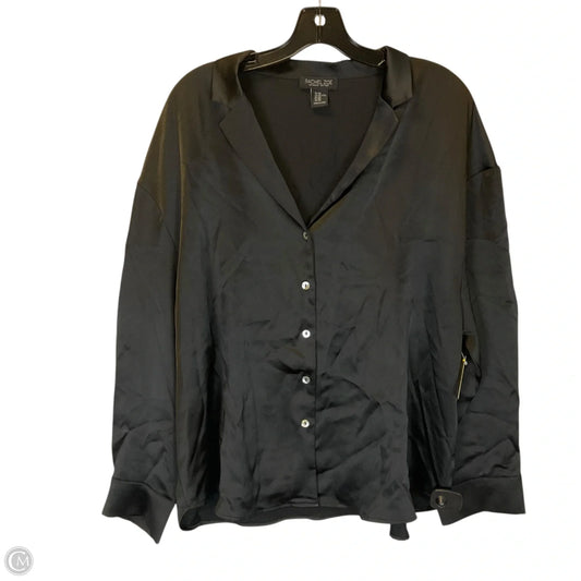 Top Long Sleeve By Rachel Zoe In Black, Size: Xxl