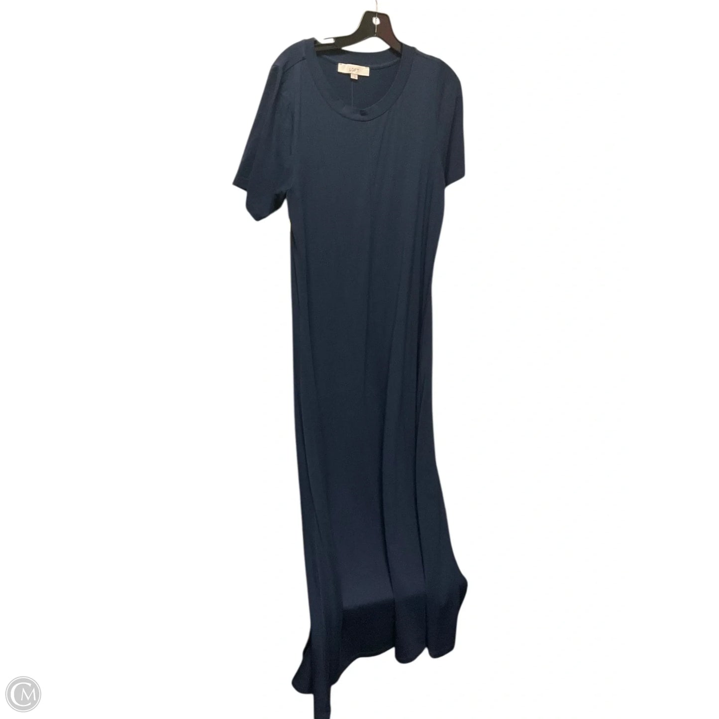 Dress Casual Maxi By Loft In Blue, Size: L
