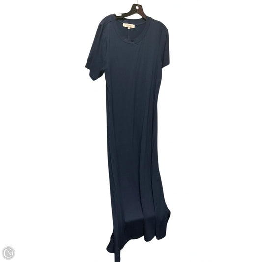 Dress Casual Maxi By Loft In Blue, Size: L
