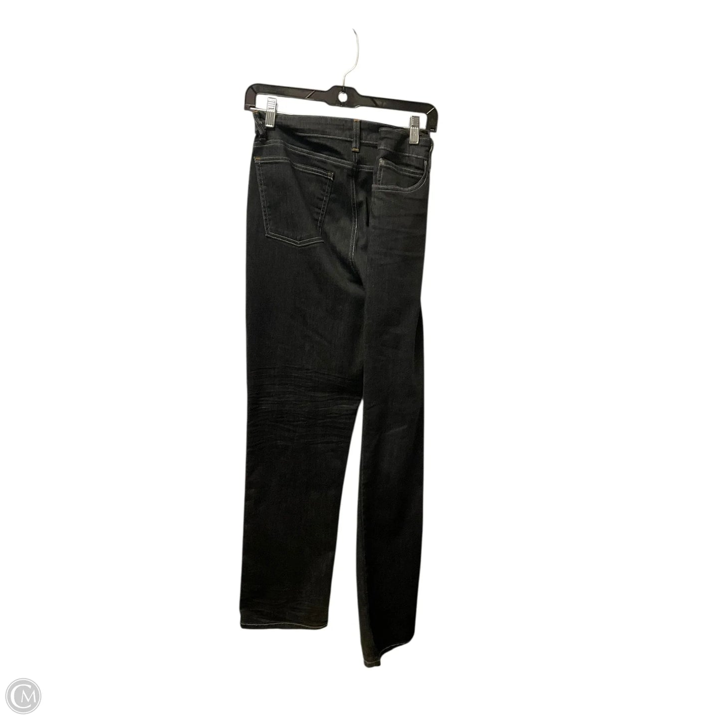 Jeans Straight By Eileen Fisher In Black Denim, Size: 12