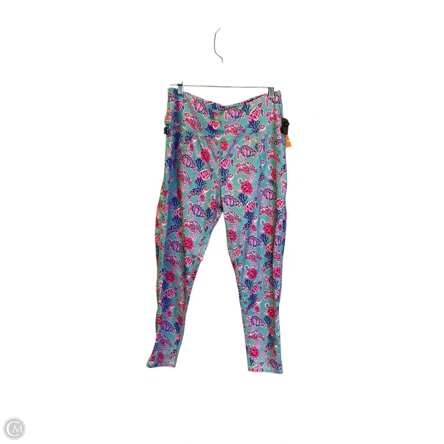 Athletic Leggings By Simply Southern In Blue, Size: Xl