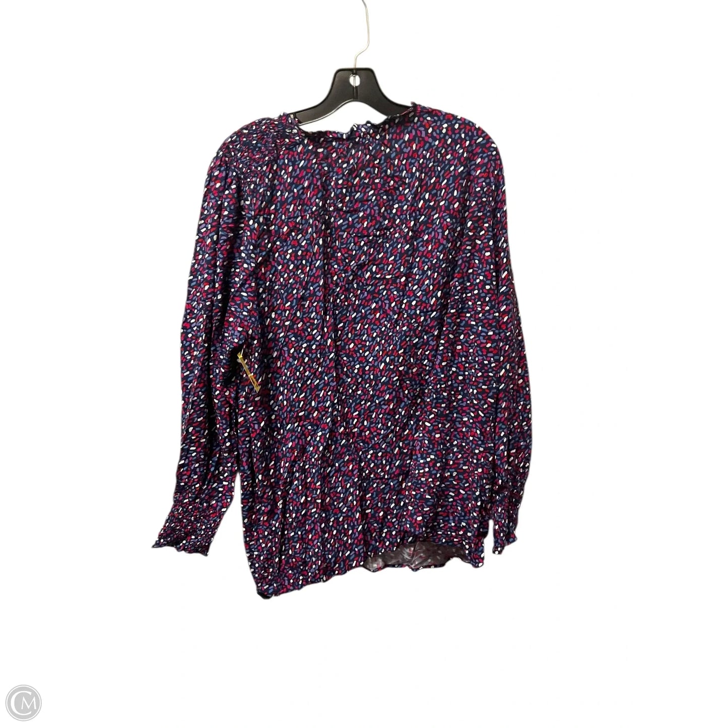 Top Long Sleeve By Talbots In Multi-colored, Size: 2x
