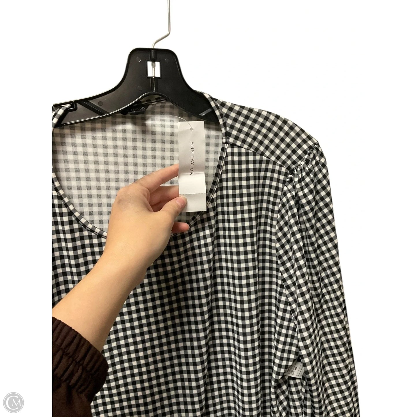 Top Long Sleeve By Ann Taylor In Striped Pattern, Size: Xxl