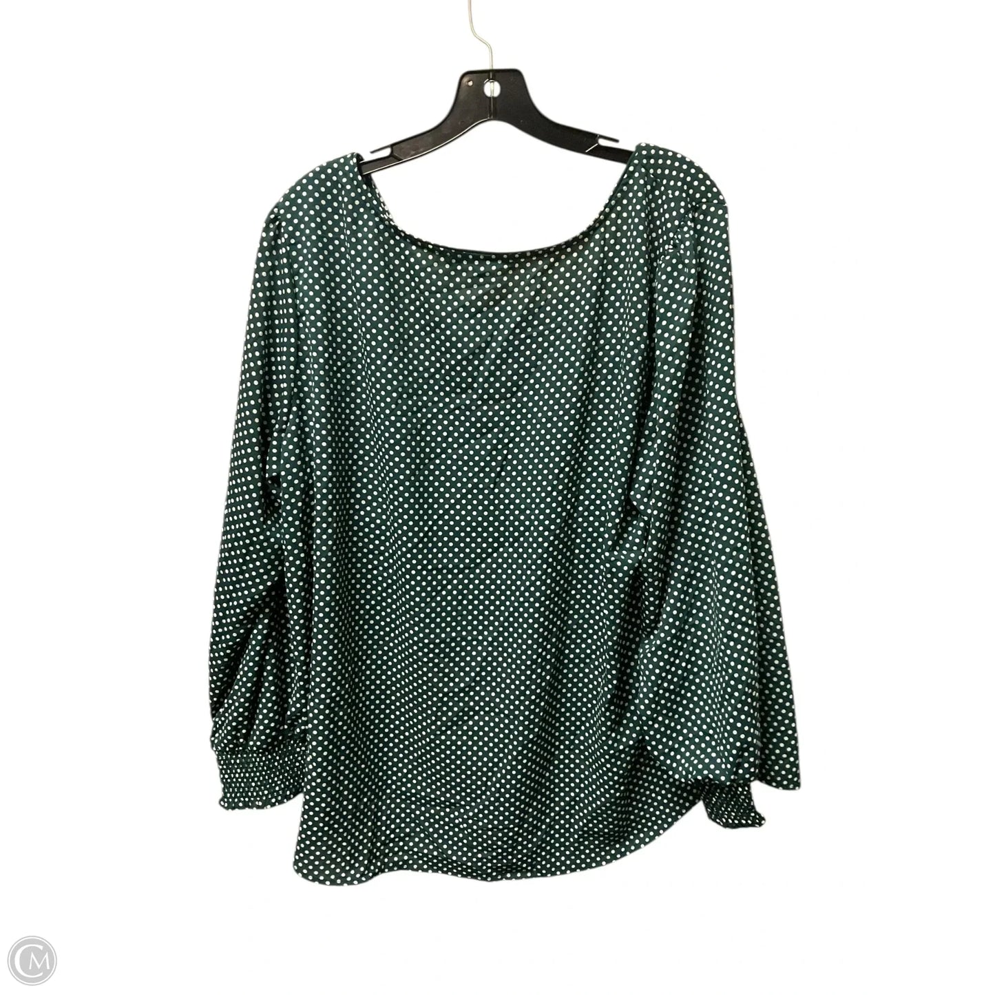 Top Long Sleeve Basic By Loft In Green, Size: 20