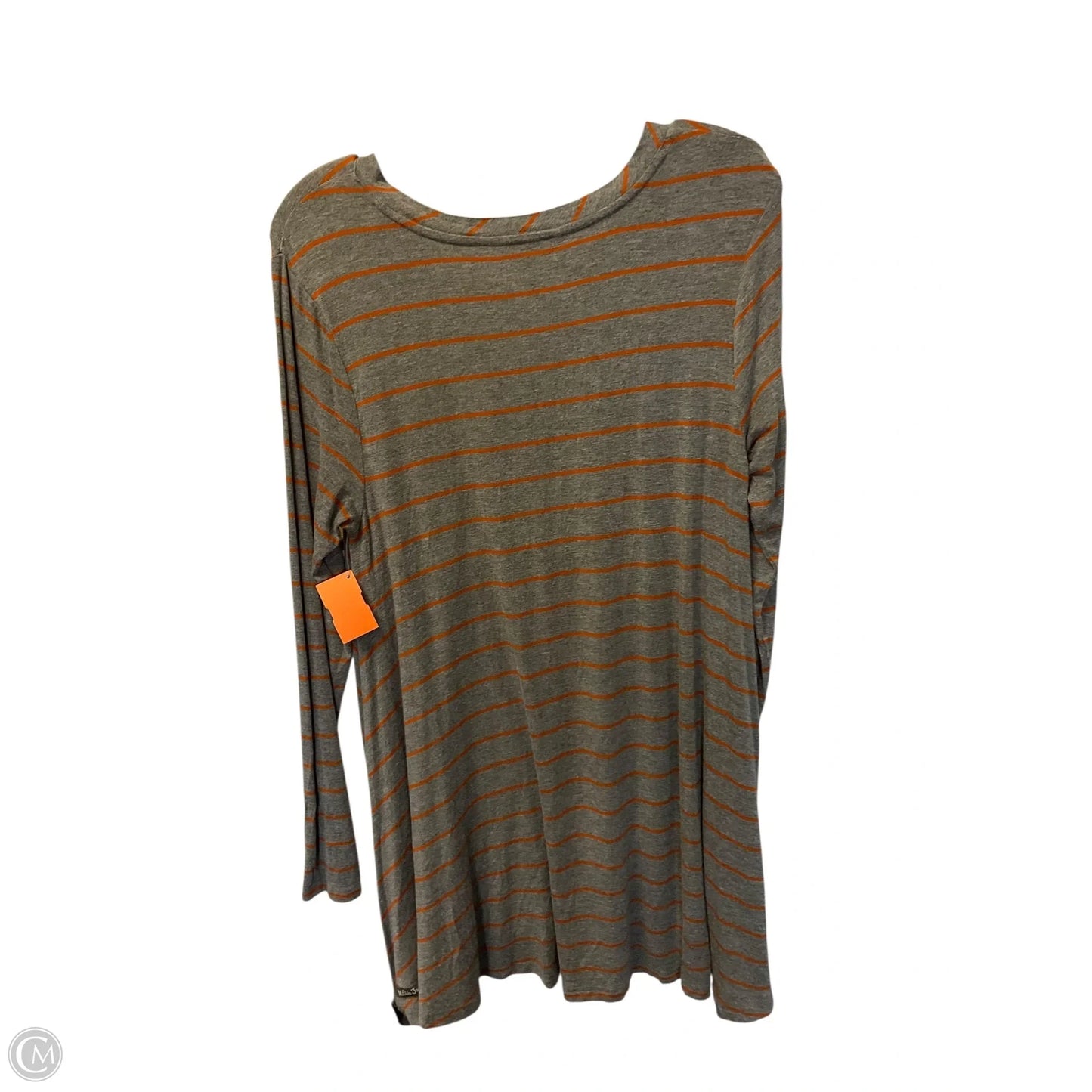 Top Long Sleeve By Matilda Jane In Grey, Size: M