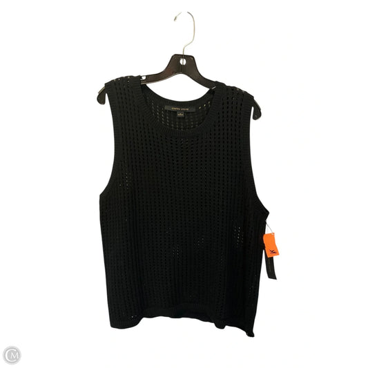 Vest Sweater By Cynthia Steffe In Black, Size: Xl