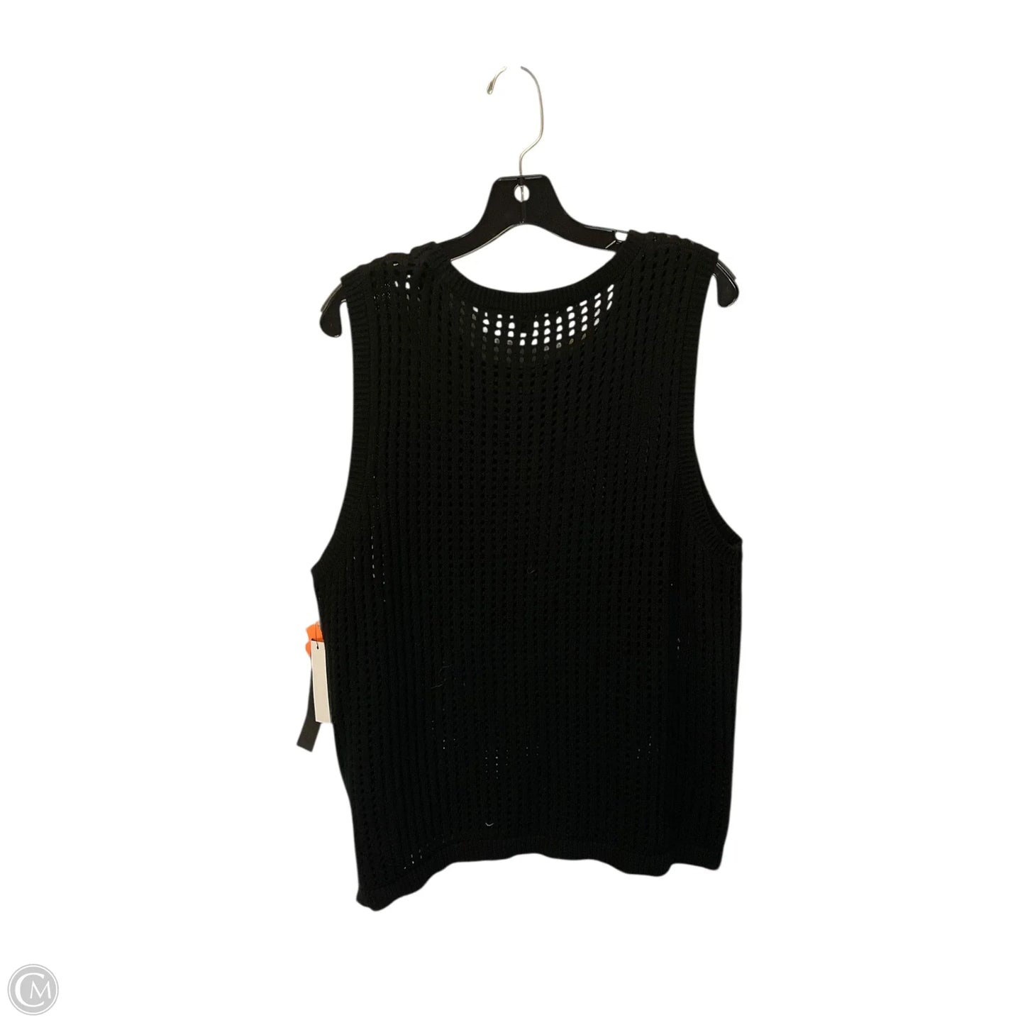 Vest Sweater By Cynthia Steffe In Black, Size: Xl