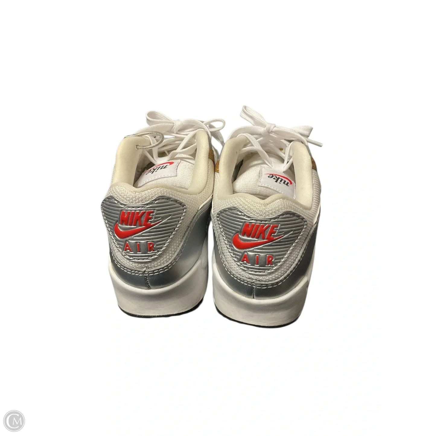 Shoes Athletic By Nike In Gold & Silver, Size: 6.5