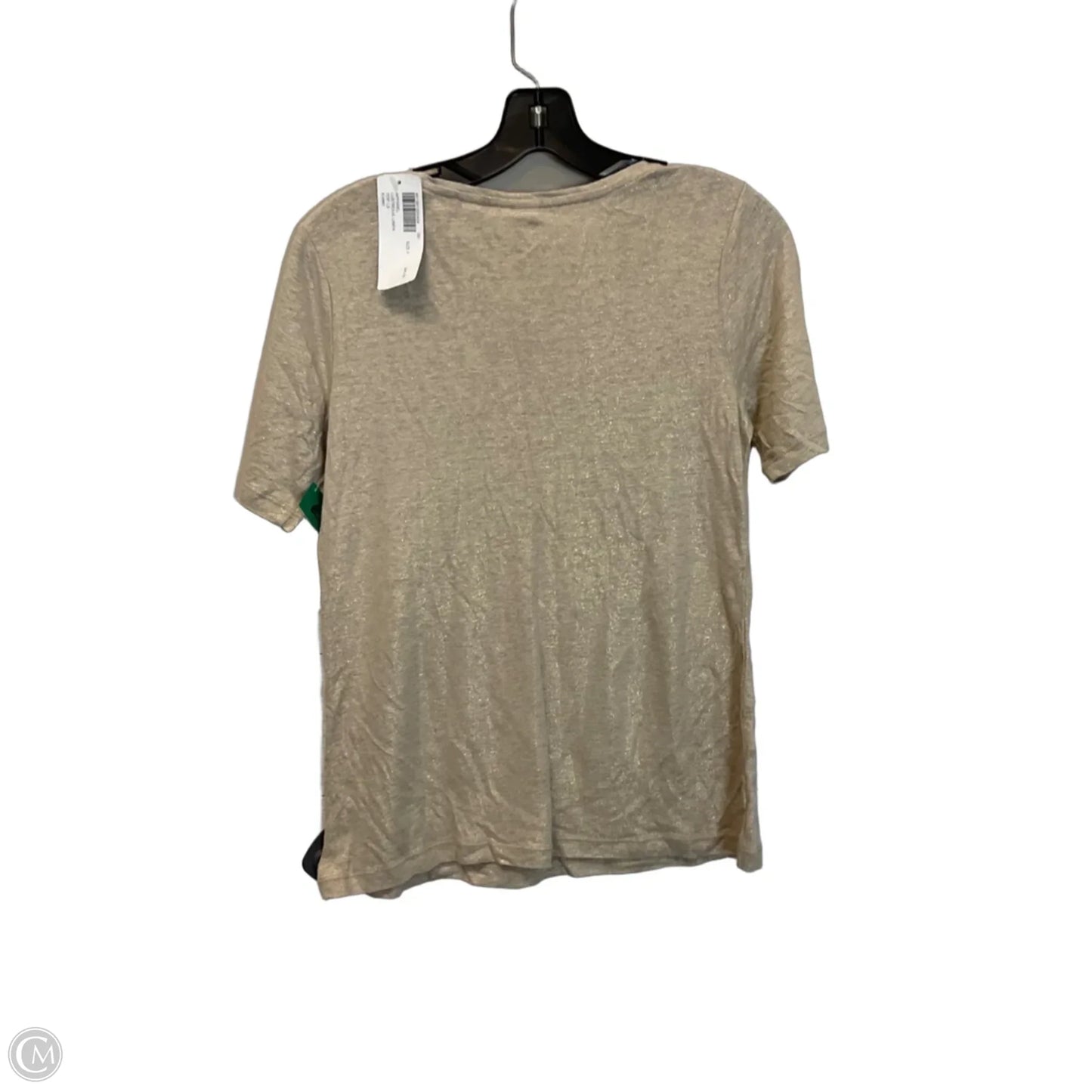 Top Short Sleeve By Chicos In Gold, Size: Xs