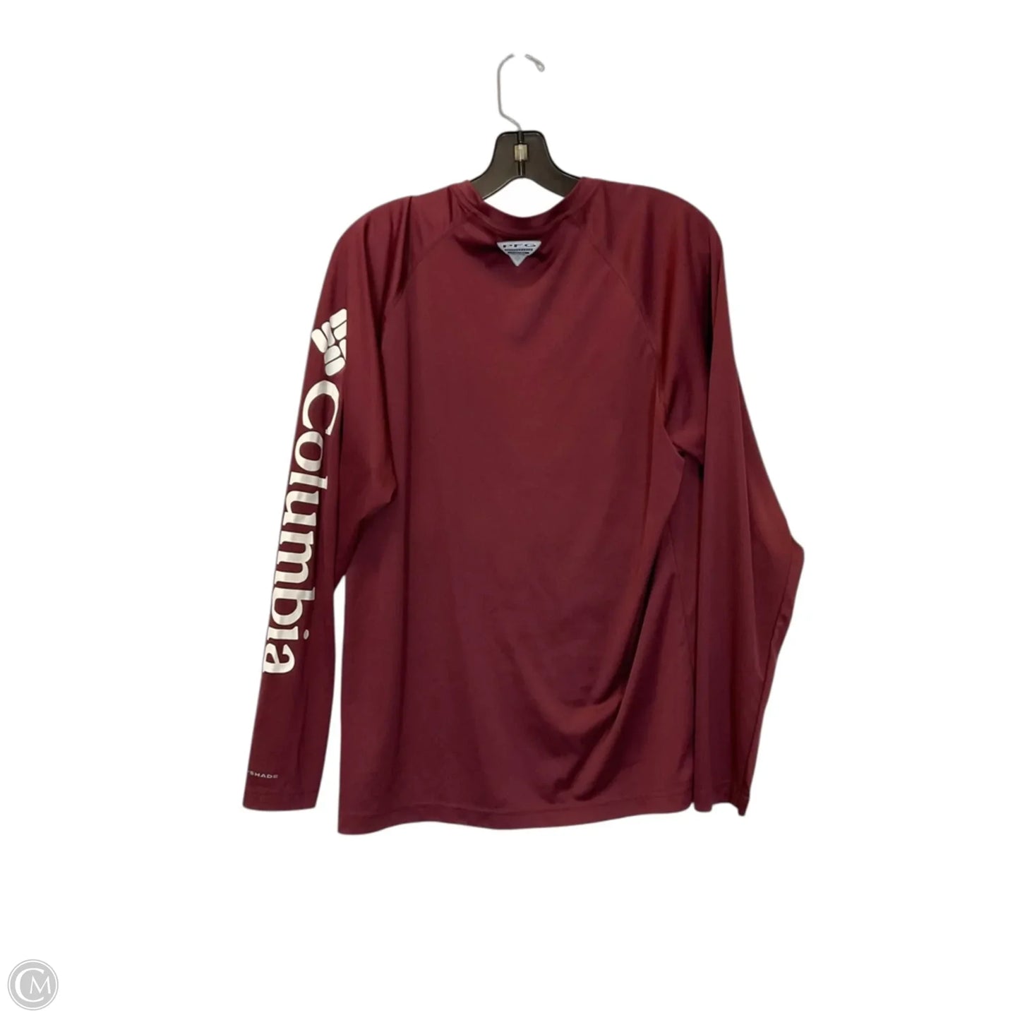 Top Long Sleeve By Columbia In Red, Size: S