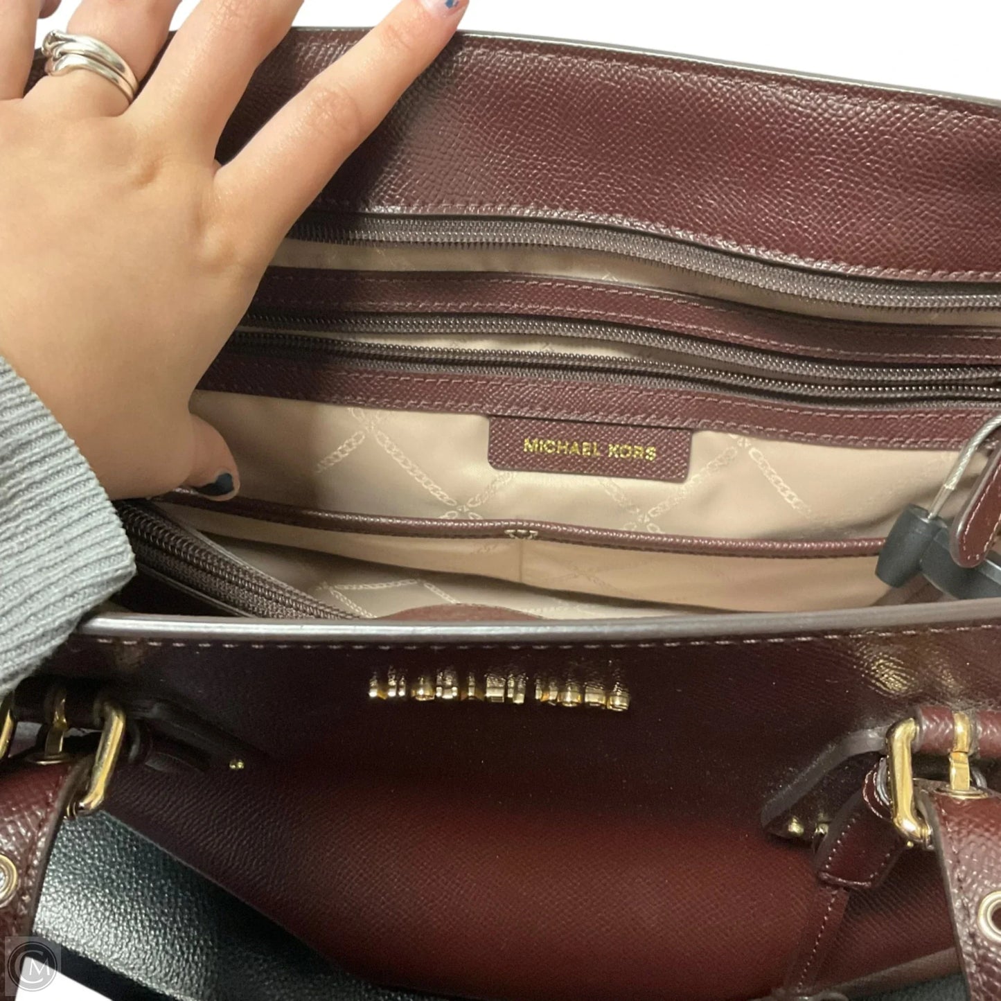 Handbag Designer By Michael Kors, Size: Large