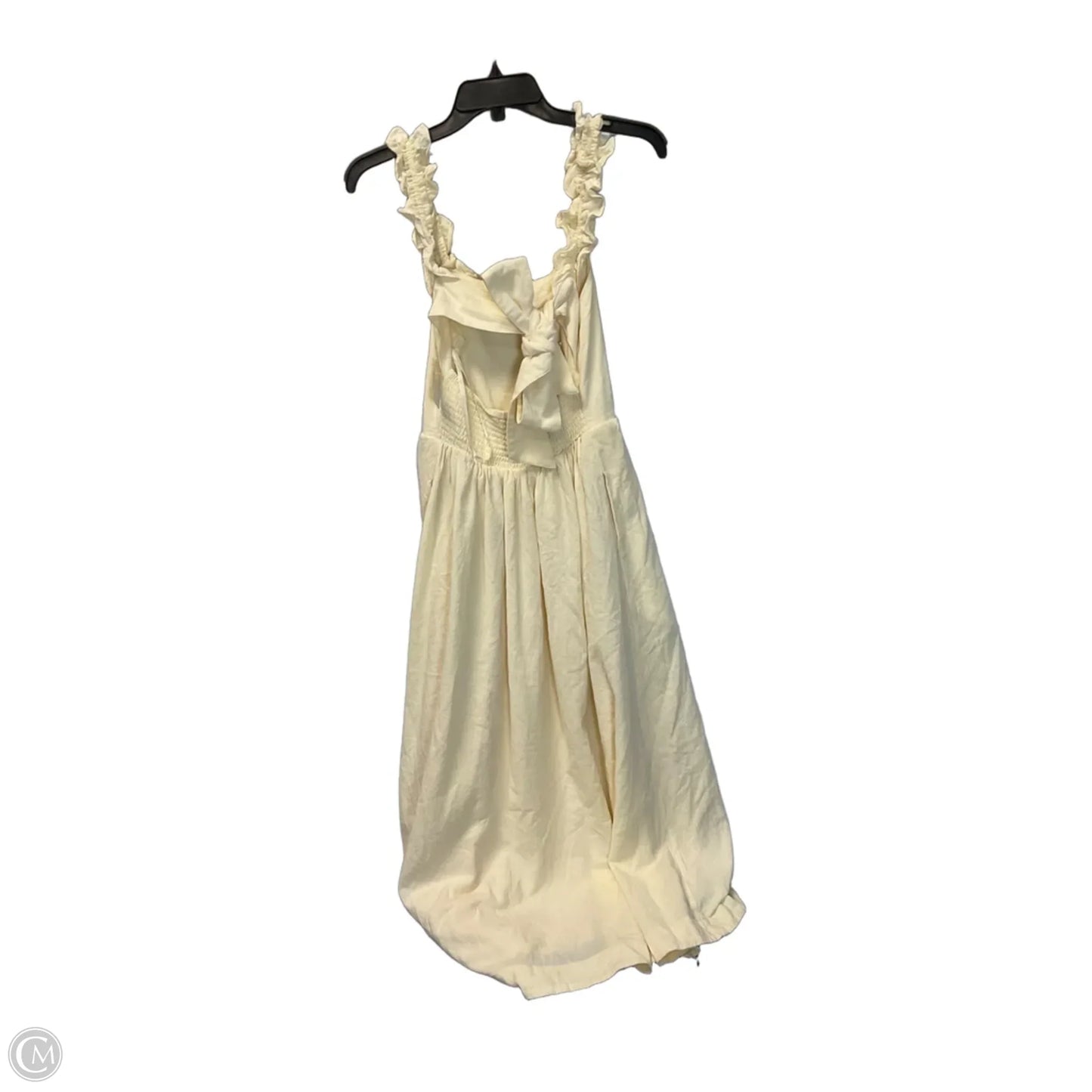 Dress Casual Midi By Cmb In Yellow, Size: S