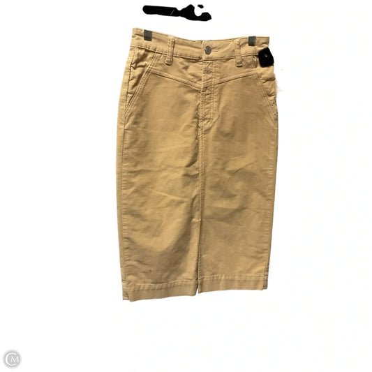 Skirt Midi By Free People In Tan, Size: 2