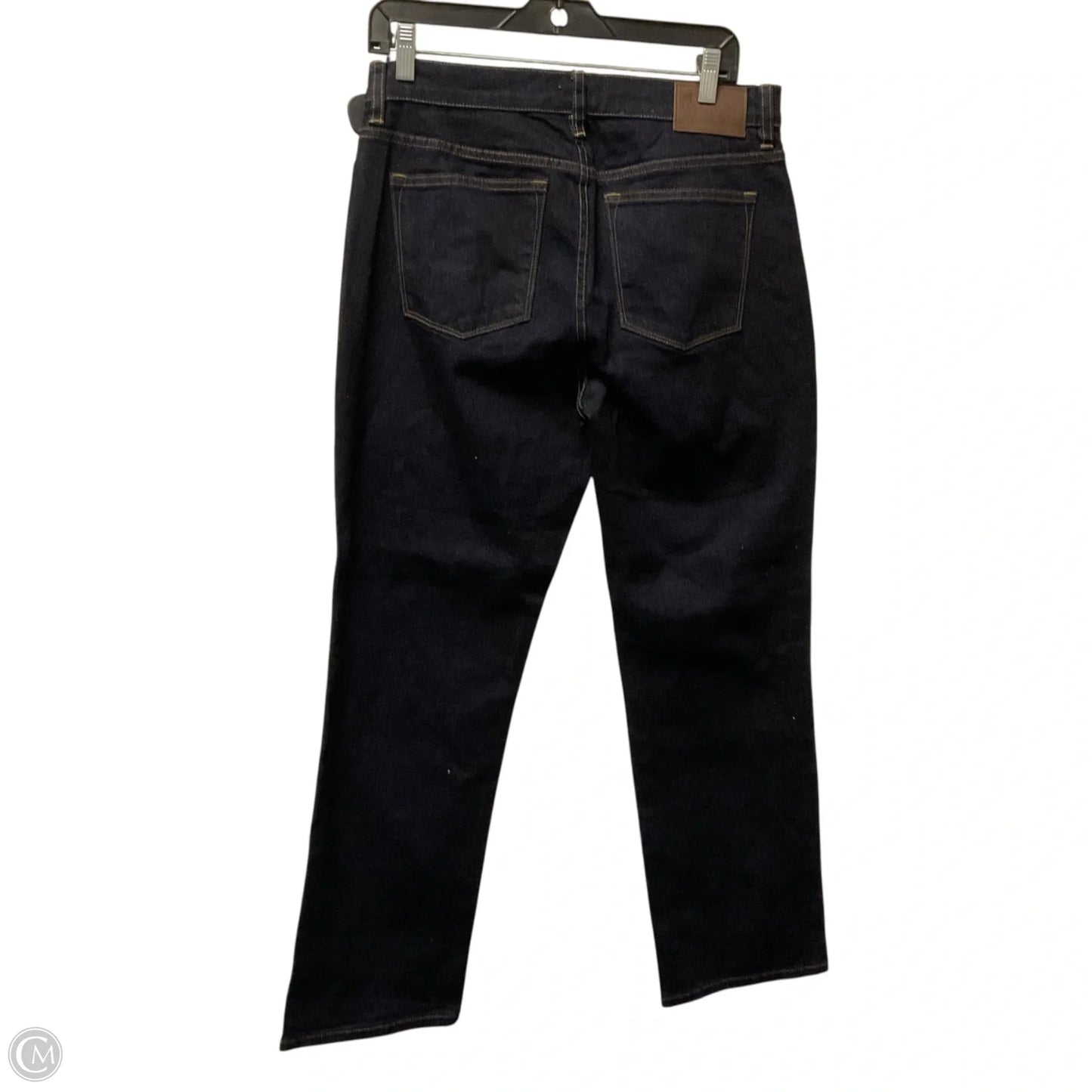 Jeans Straight By Lauren By Ralph Lauren In Blue Denim, Size: 10