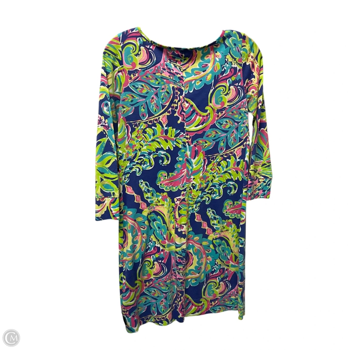 Dress Designer By Lilly Pulitzer In Blue & Green, Size: Xs