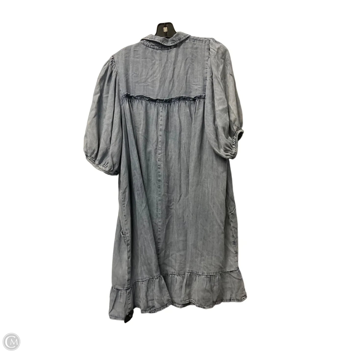 Dress Casual Short By Easel In Blue Denim, Size: L