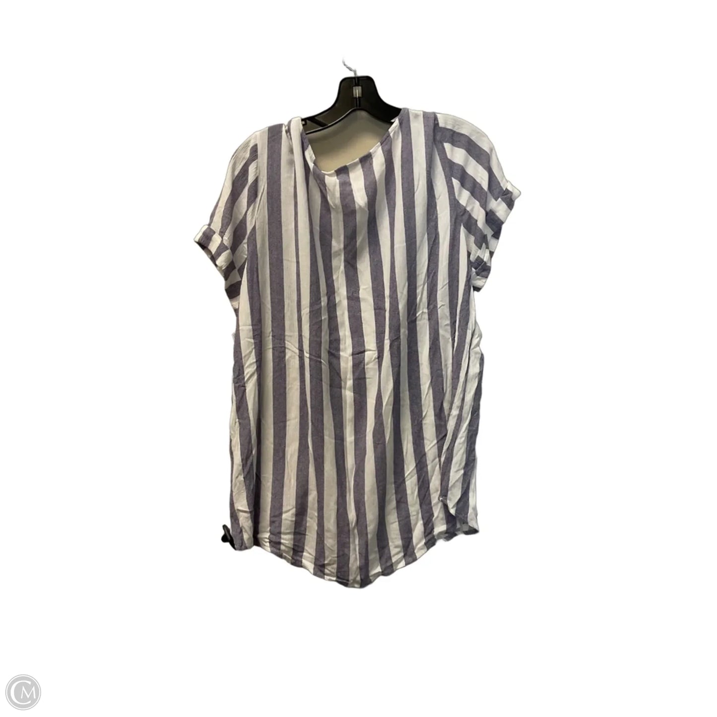 Top Short Sleeve By Soft Surroundings In Purple, Size: Xl