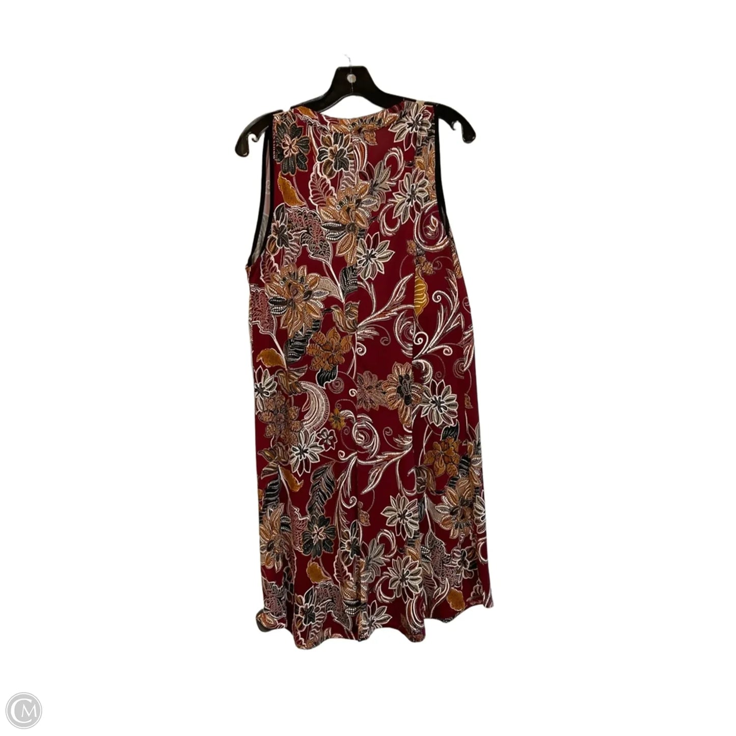 Dress Casual Short By Perseption Concept In Red, Size: M