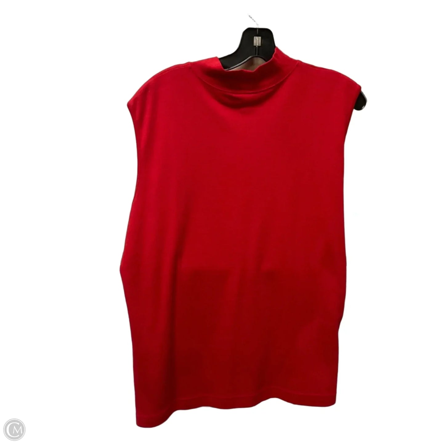 Top Sleeveless By Clothes Mentor In Red, Size: Xl
