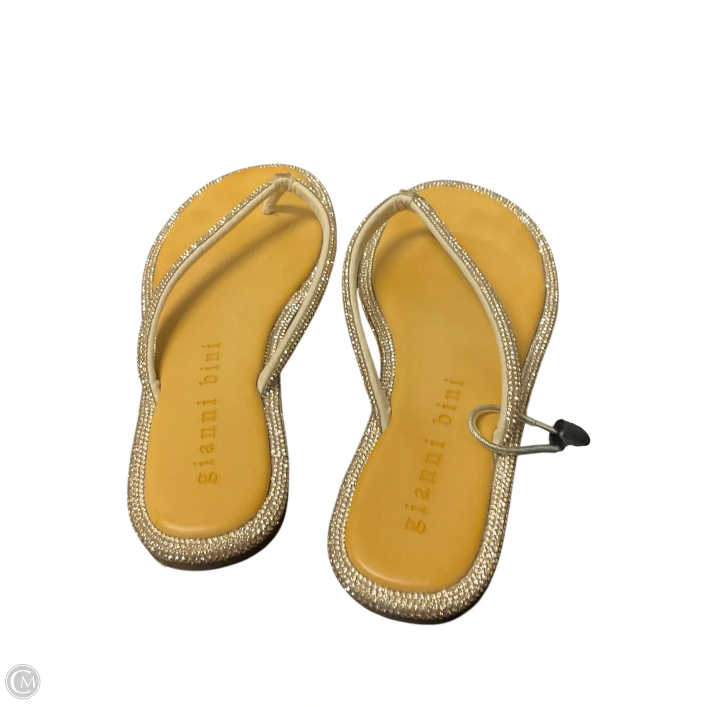 Sandals Flats By Gianni Bini In Silver, Size: 8