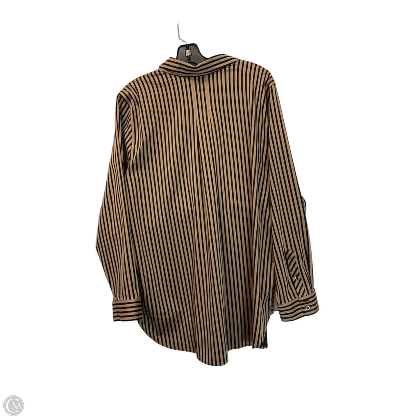 Top Long Sleeve By Chicos In Tan, Size: 16