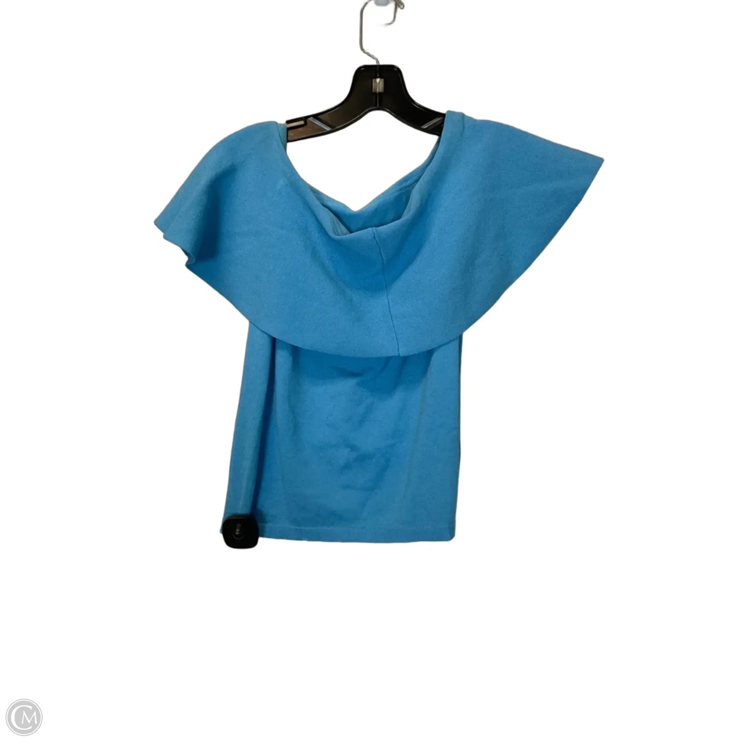 Top Short Sleeve Basic By Ann Taylor In Blue, Size: S