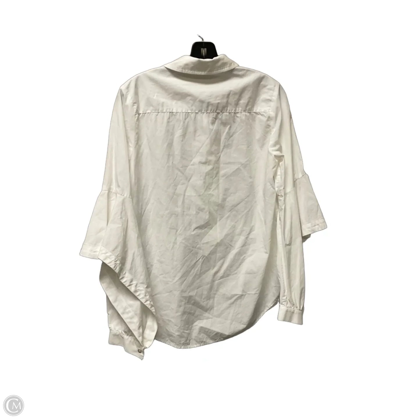 Top Long Sleeve Designer By Lilly Pulitzer In White, Size: S