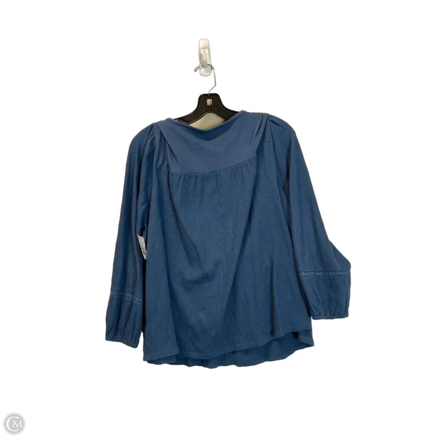 Top Short Sleeve Basic By Lucky Brand In Blue, Size: M