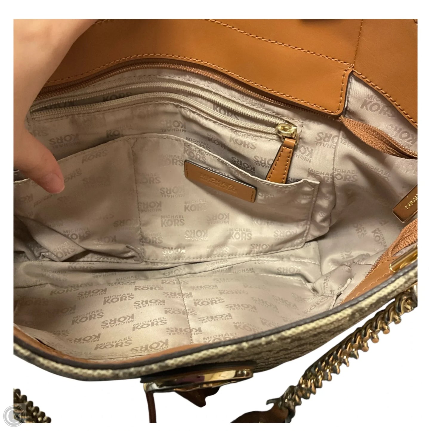 Handbag Designer By Michael Kors, Size: Medium