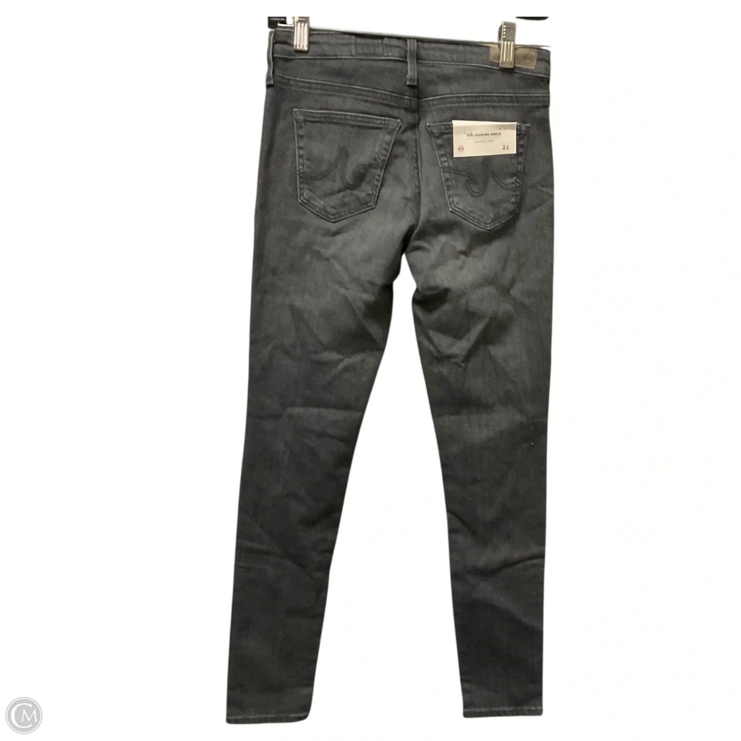 Jeans Skinny By Adriano Goldschmied In Grey Denim, Size: 0