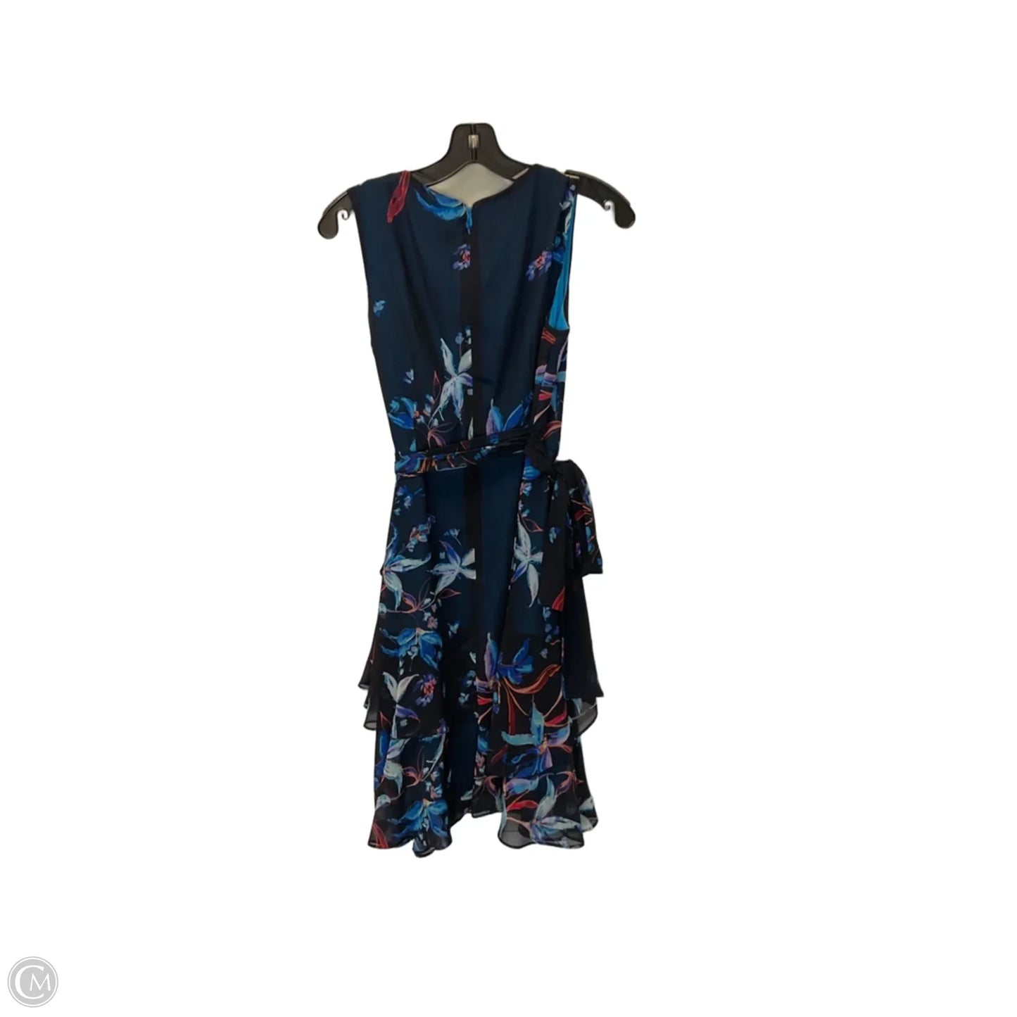 Dress Casual Midi By Tahari In Floral Print, Size: 4