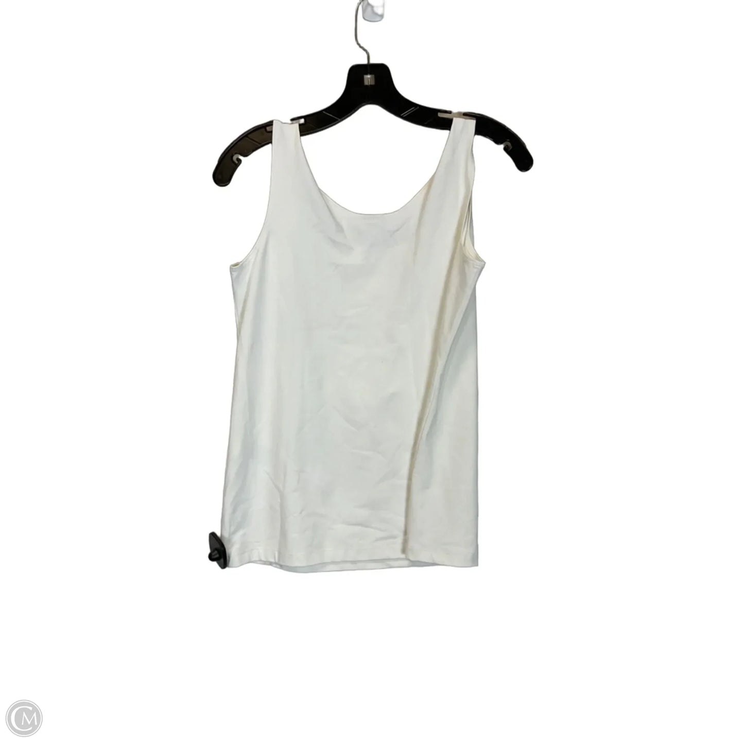 Top Sleeveless Basic By Chicos In White, Size: 10