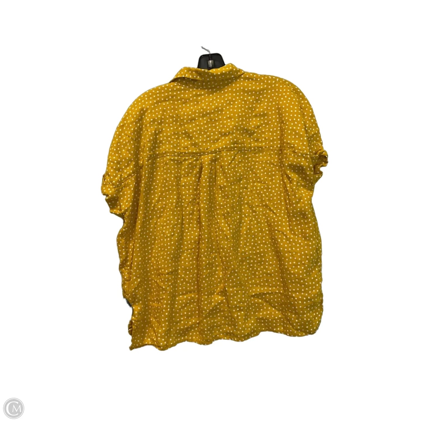 Top Short Sleeve Basic By Rachel Zoe In Yellow, Size: S