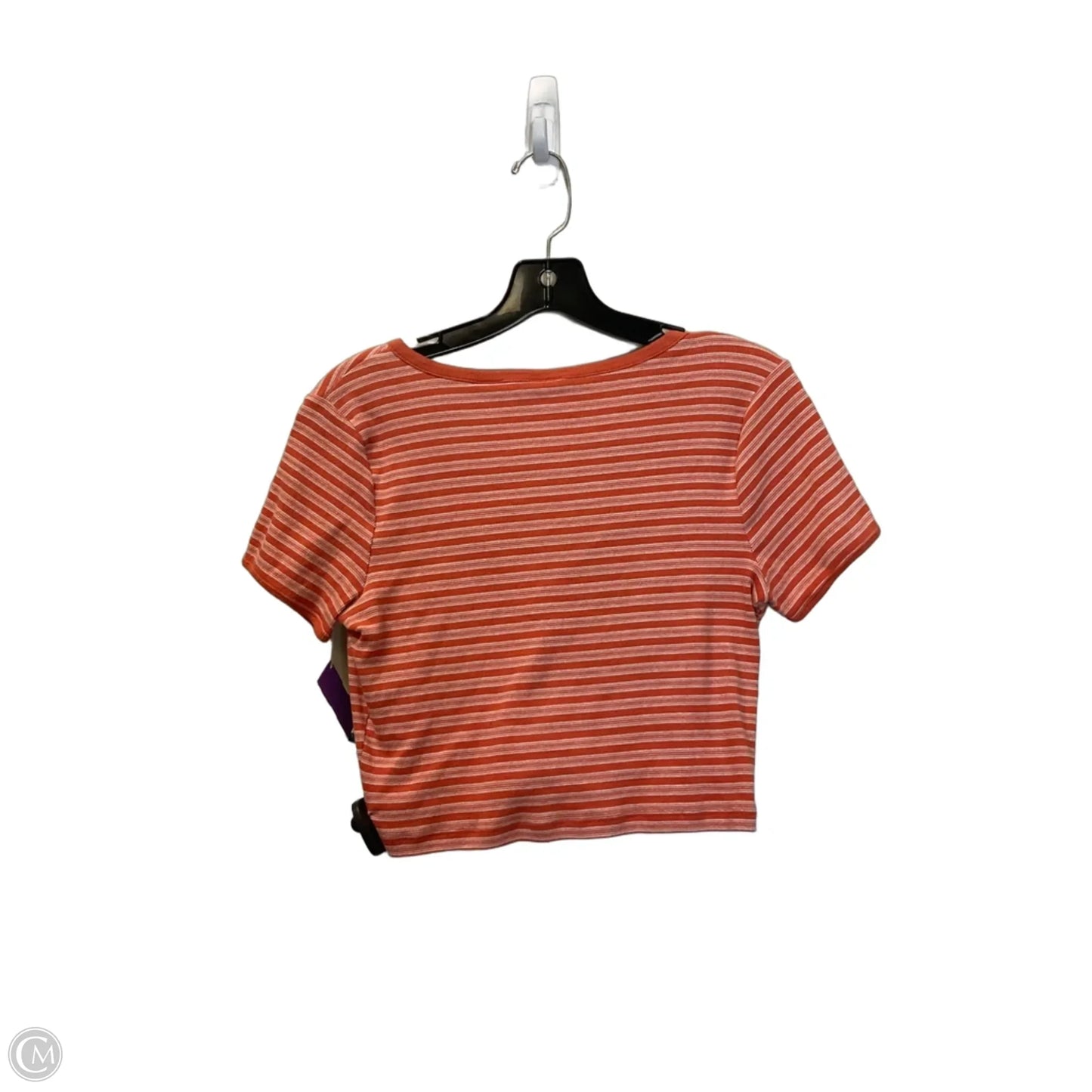 Top Short Sleeve Basic By Levis In Orange, Size: L