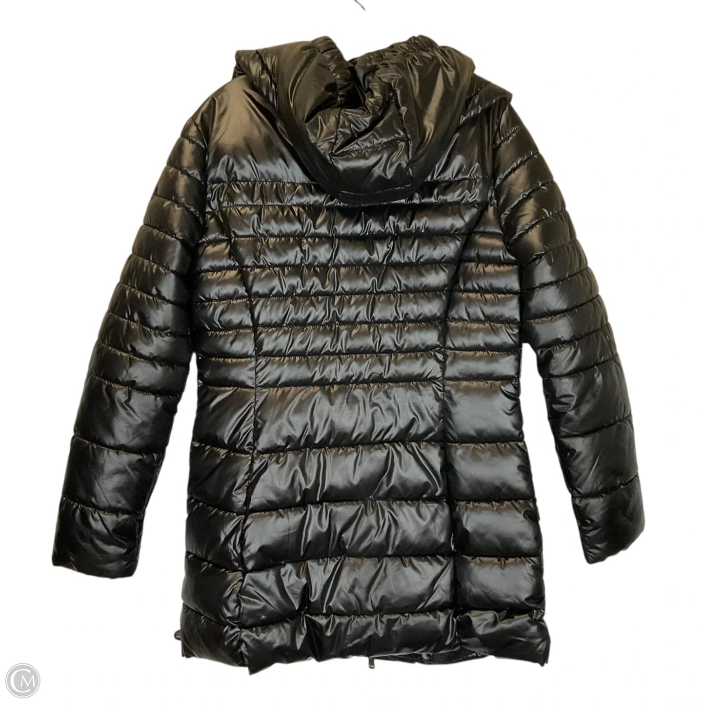 Jacket Puffer & Quilted By Kenneth Cole In Black, Size: M