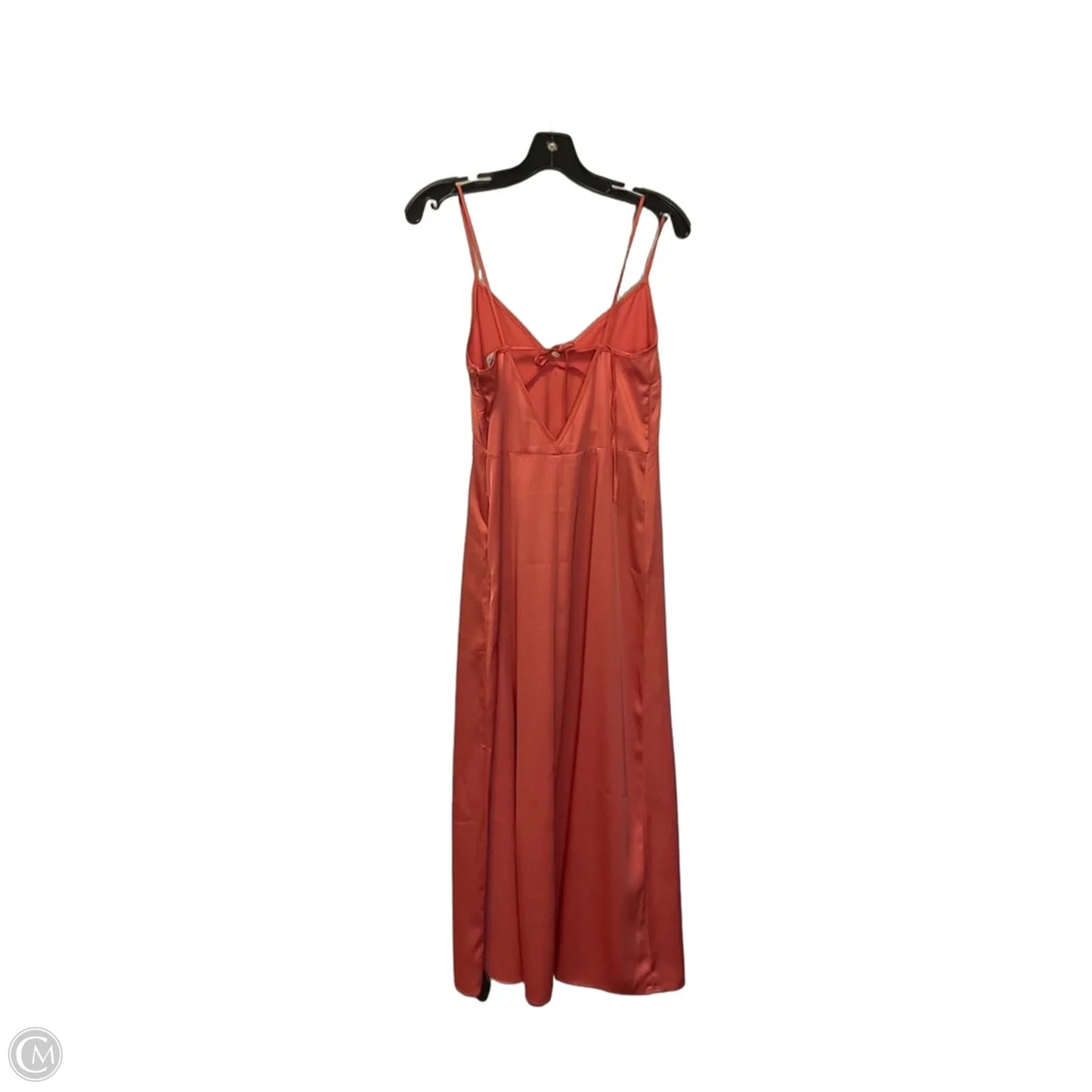 Dress Casual Midi By H&m In Orange, Size: Xs