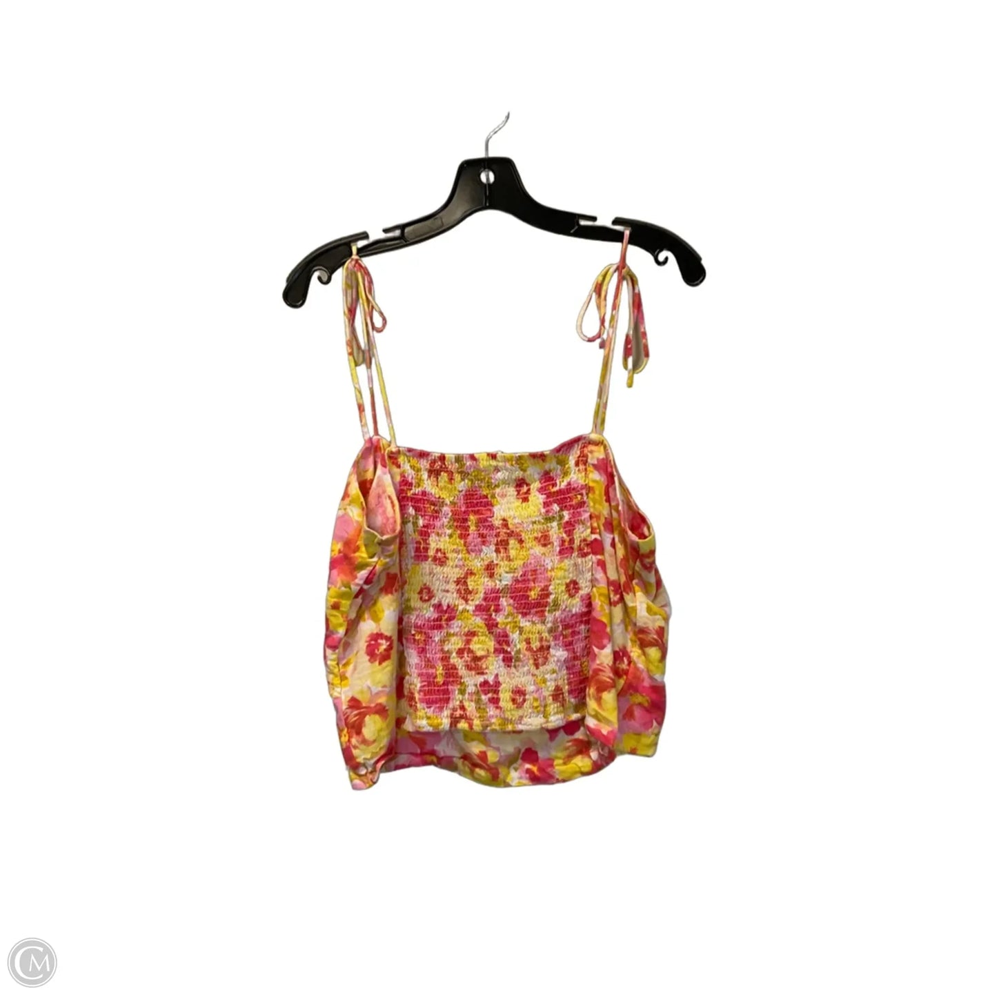 Top Sleeveless By Old Navy In Orange & Pink, Size: L