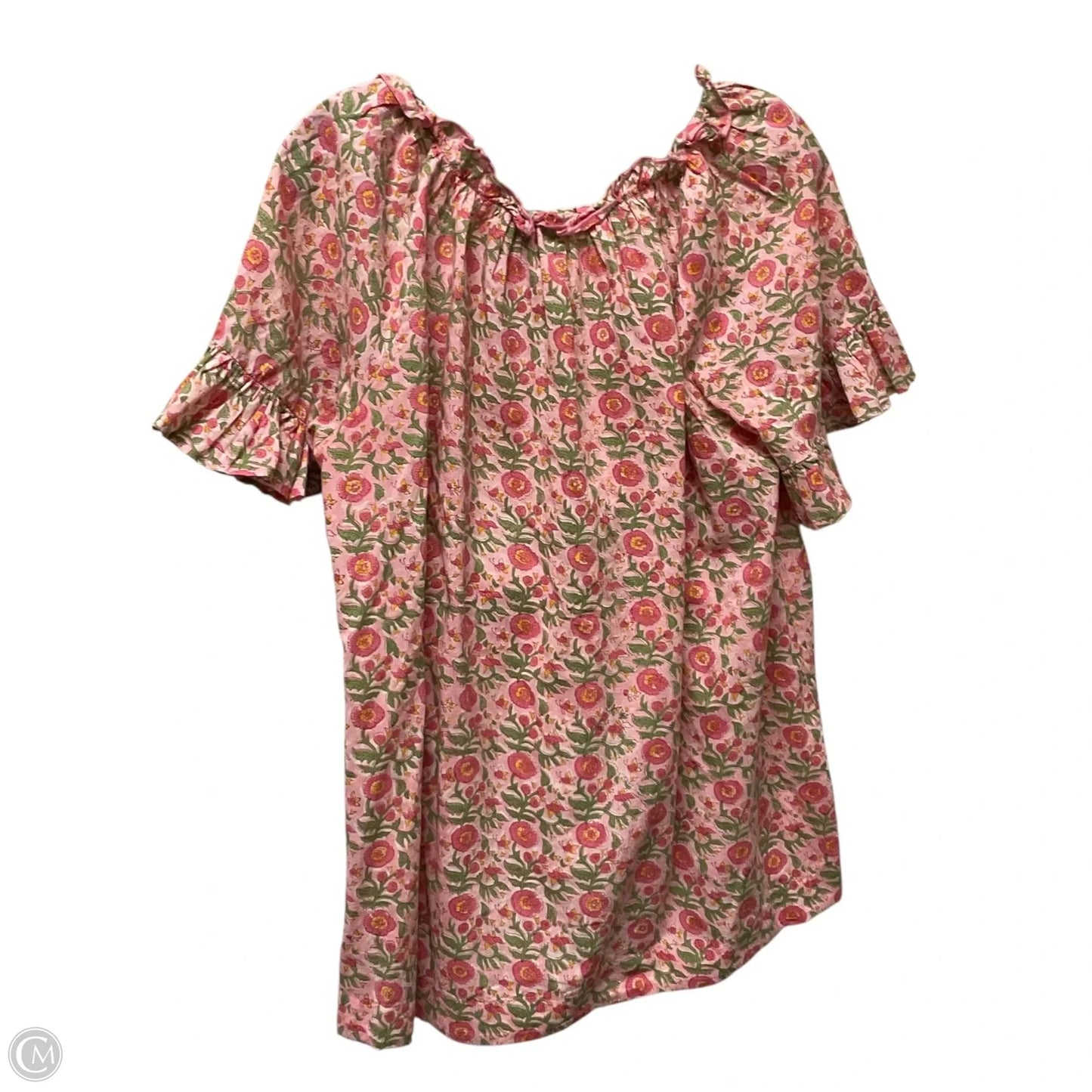 Top Short Sleeve By Tuckernuck In Pink, Size: M