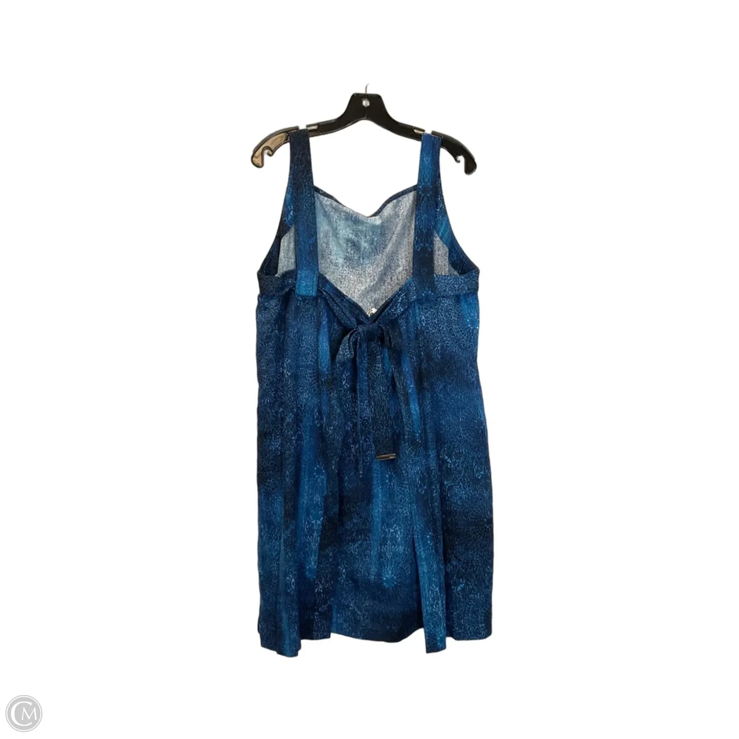 Dress Casual Midi By Dkny In Blue, Size: 16