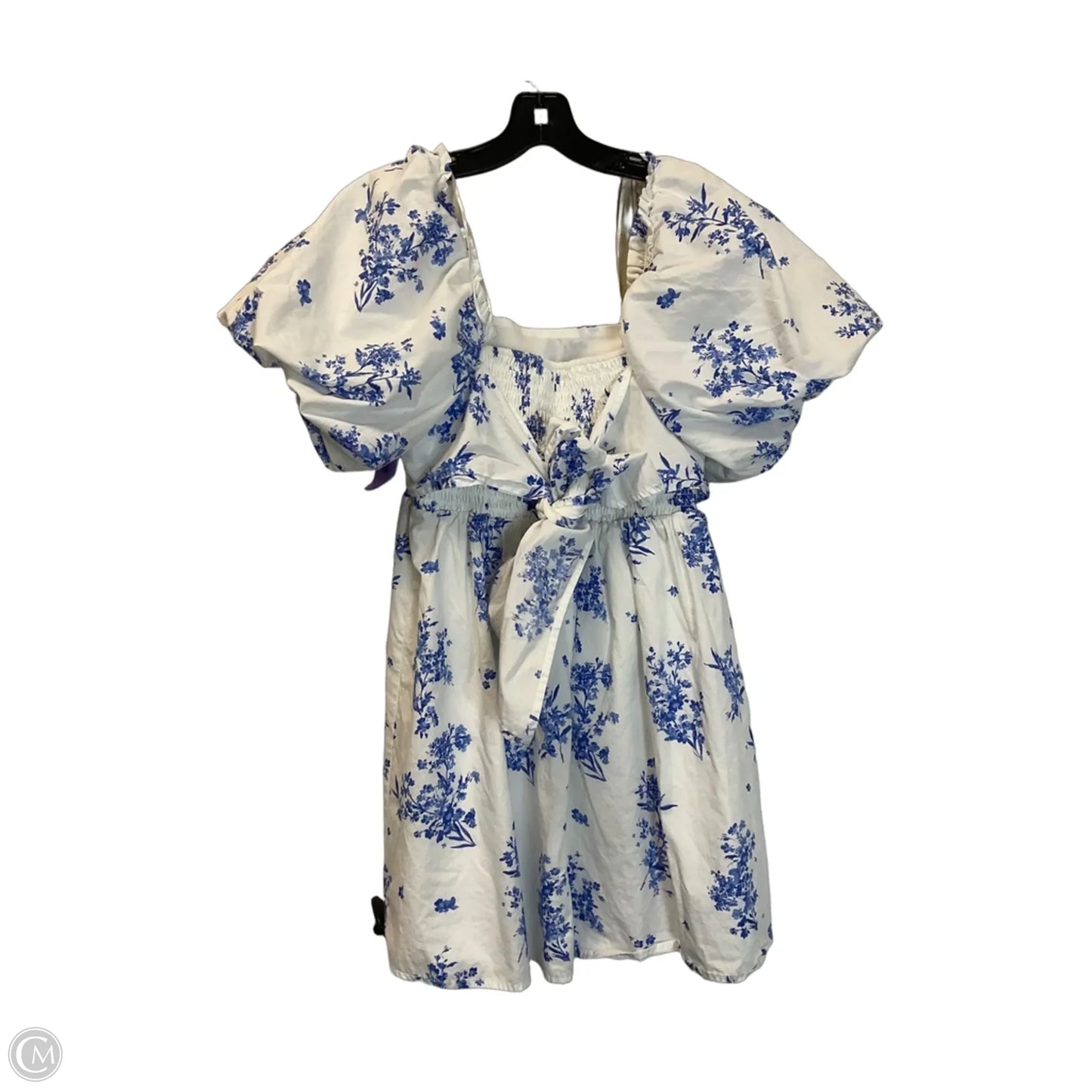 Dress Casual Short By Sugar Lips In Blue & White, Size: Xs