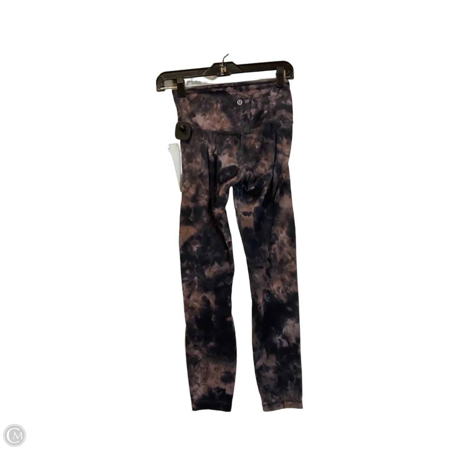 Athletic Leggings By Lululemon In Black & Brown, Size: 4