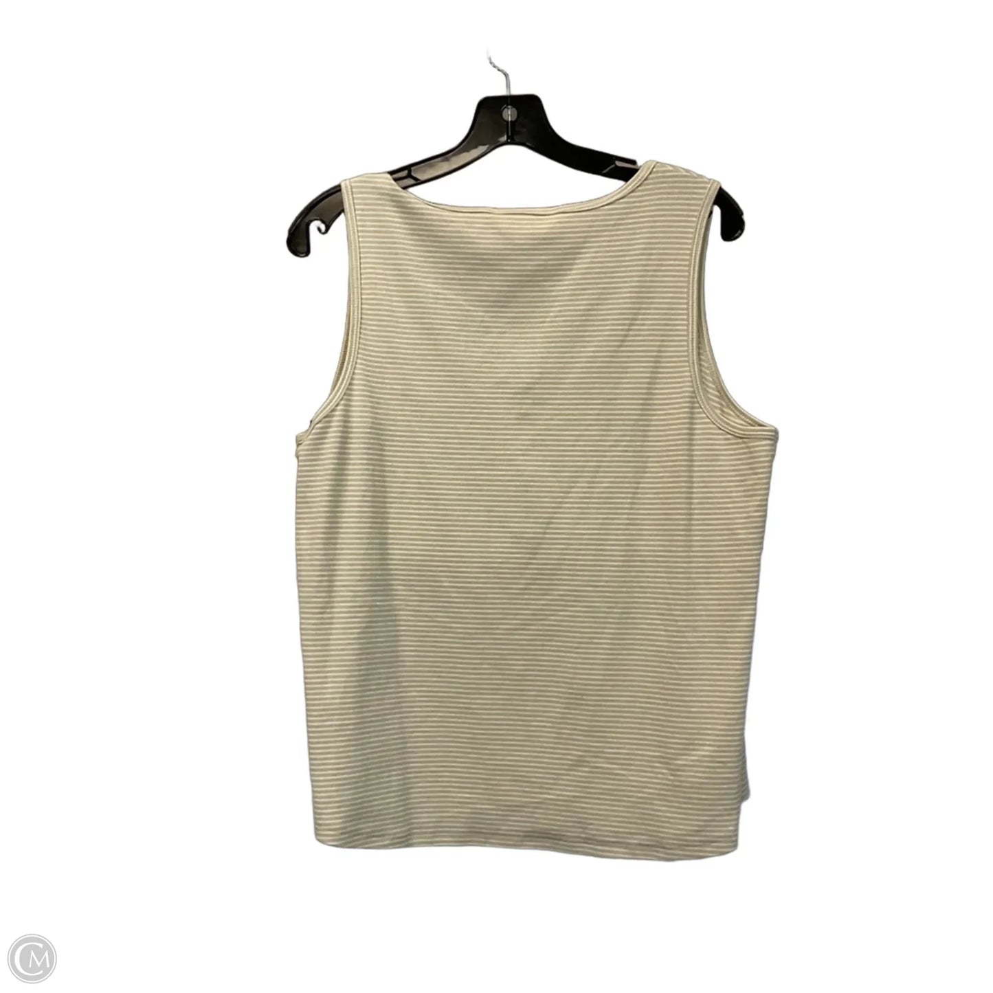 Top Sleeveless By Lc Lauren Conrad In Striped Pattern, Size: Xl