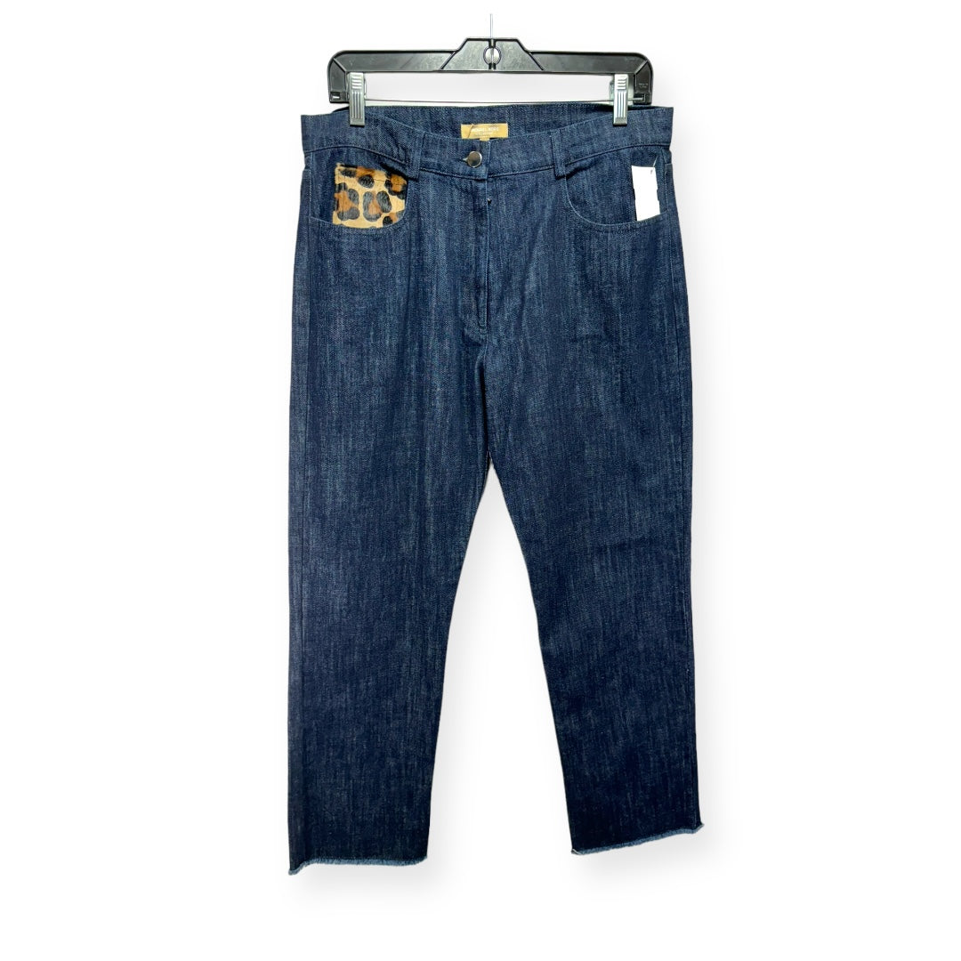 Genuine Calf Hair Pocket Straight Leg Jean Italy By Michael By Michael Kors Size: 10