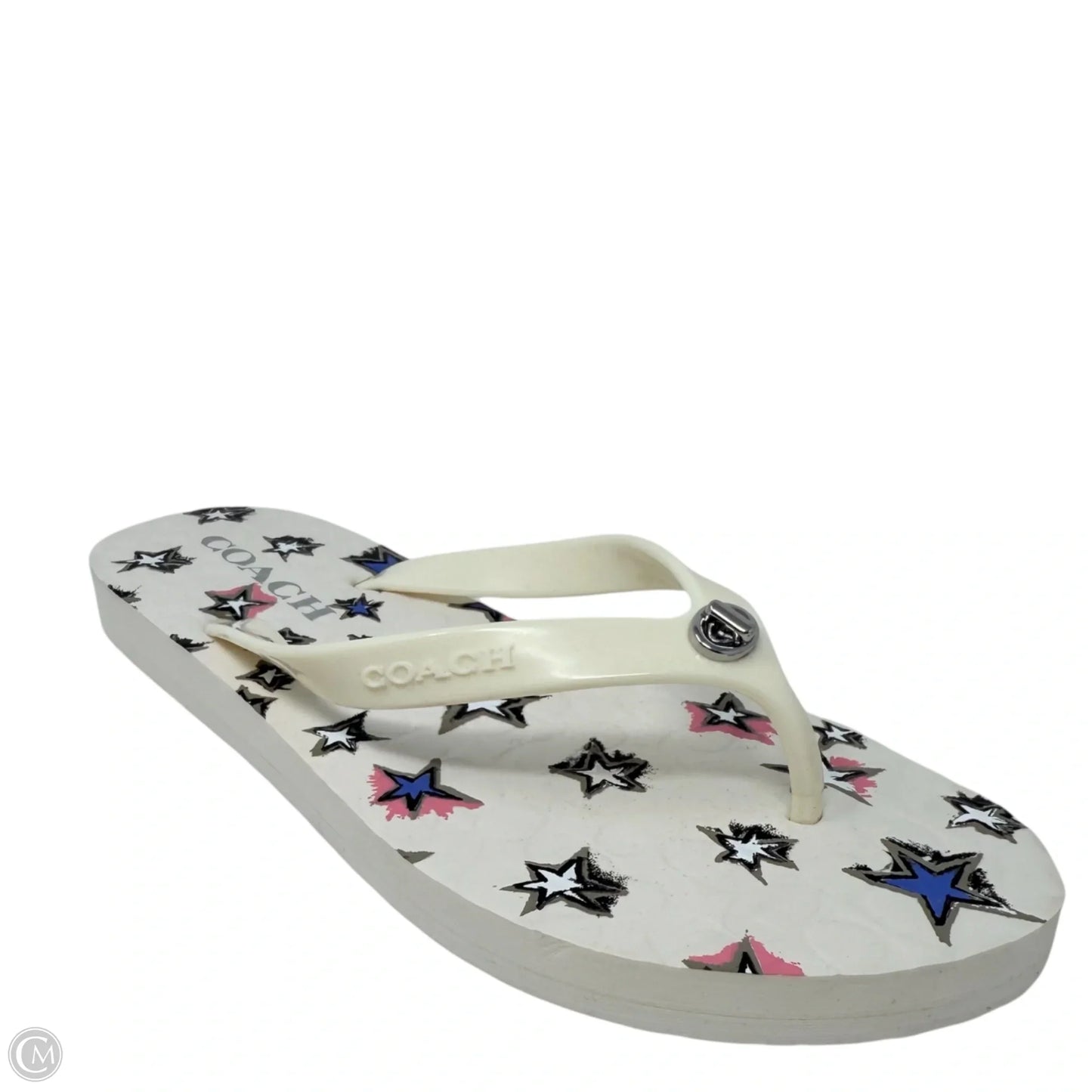 Abigail Sandals Designer By Coach In Multi-colored, Size: 7