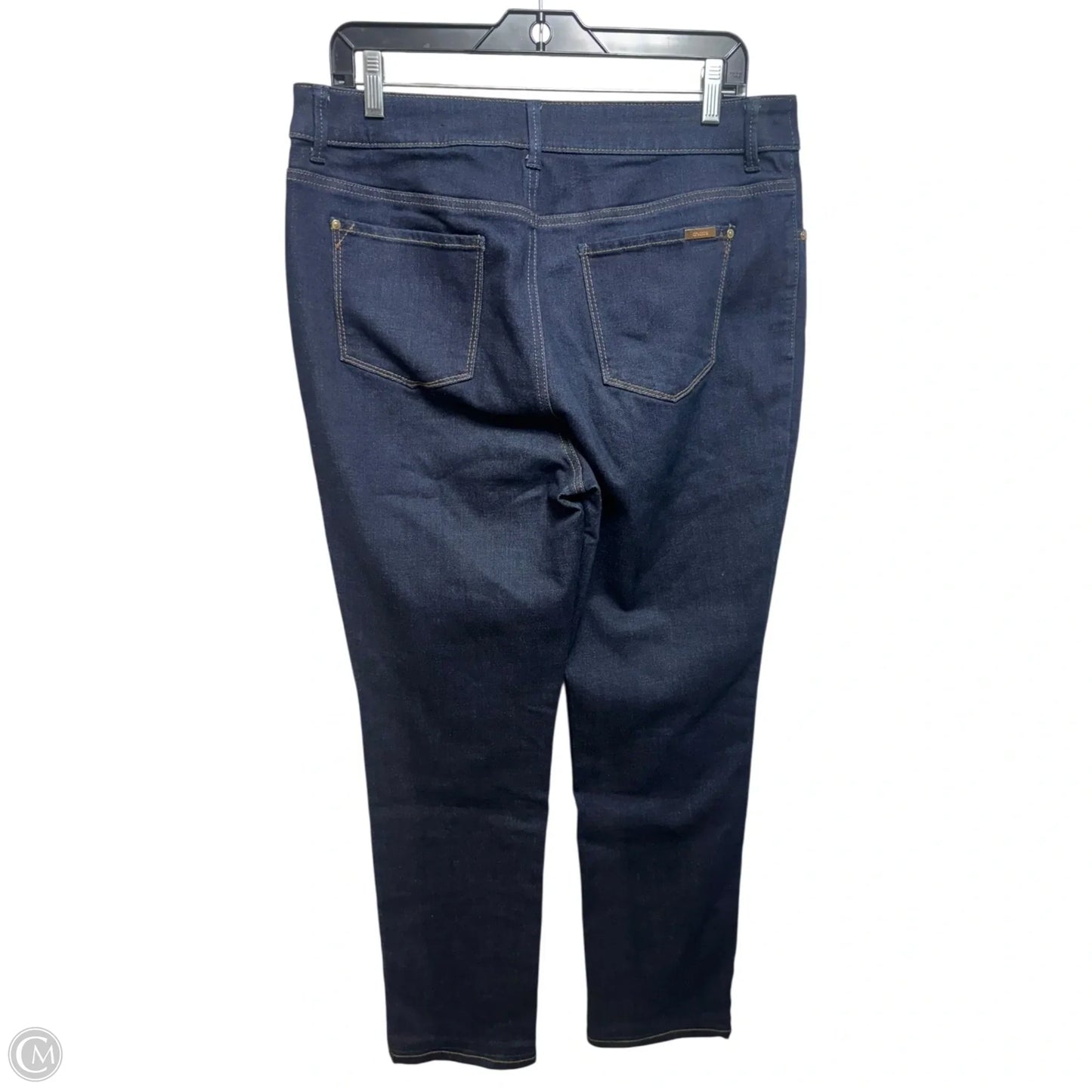Jeans Straight By Chicos In Blue Denim, Size: 10