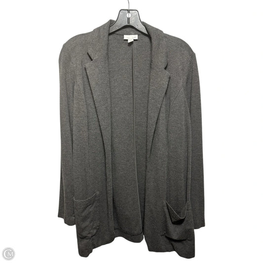 Ponte Blazer By J. Jill In Grey, Size: S